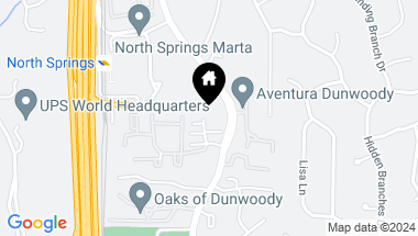 Map of 61 Marlow Place, Atlanta GA, 30328