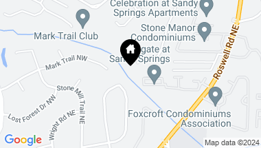 Map of 498 West Spalding Drive, Sandy Springs GA, 30328