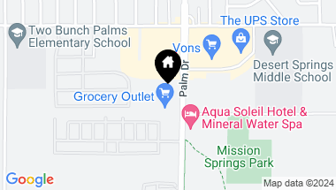 Map of 14601 Palm Drive Drive, Desert Hot Springs CA, 92240