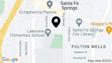 Map of 11539 Joslin Street, Santa Fe Springs CA, 90670