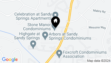 Map of 6980 Roswell Road Unit A6, Sandy Springs GA, 30328