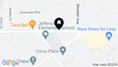 Map of 5416 Arlington Ave, Riverside CA, 92504