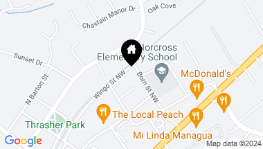 Map of 362 Wingo Street, Norcross GA, 30071