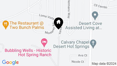 Map of 0 Hacienda Avenue, Desert Hot Springs CA, 92240
