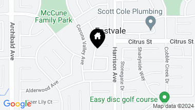 Map of 7554 Elm Grove Avenue, Eastvale CA, 92880
