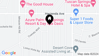 Map of 13334 Hidalgo Street, Desert Hot Springs CA, 92240
