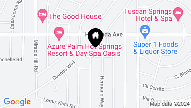 Map of 67780 Arena Blanca Road, Desert Hot Springs CA, 92240