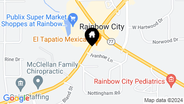 Map of 3518 Rainbow Drive, Rainbow City AL, 35906