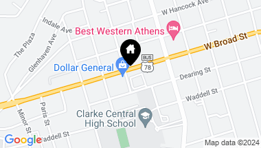 Map of 1095 W Broad, Athens GA, 30606