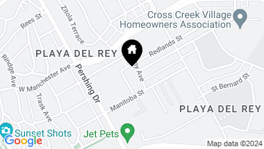 Map of 8710 Delgany Avenue 7, Playa del Rey CA, 90293