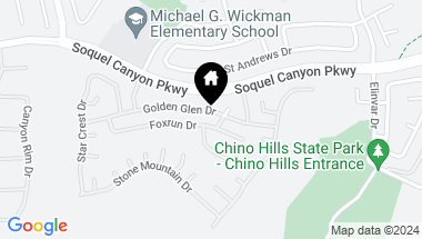 Map of 4364 Foxrun Drive, Chino Hills CA, 91709