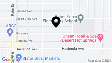 Map of 66870 Flora Avenue, Desert Hot Springs CA, 92240