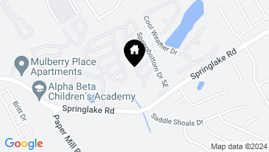 Map of 26 Springbottom Drive, Lawrenceville GA, 30046