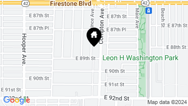 Map of 8822 Prince Avenue, Los Angeles CA, 90002