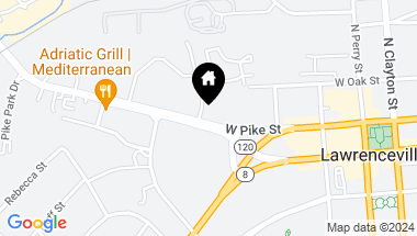 Map of 335 W Pike Street, Lawrenceville GA, 30046