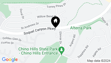 Map of 16288 Vista Court, Chino Hills CA, 91709