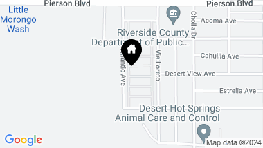 Map of 65565 Acoma Avenue 90, Desert Hot Springs CA, 92240