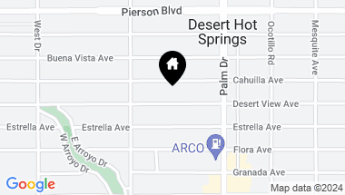 Map of 66358 Desert View Avenue, Desert Hot Springs CA, 92240