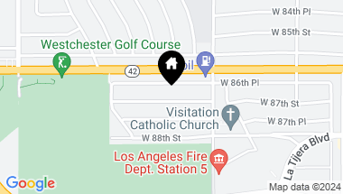 Map of 6655 W 87th ST, LOS ANGELES CA, 90045