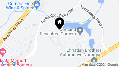 Map of 3243 GREENWOOD OAK Drive, Peachtree Corners GA, 30092