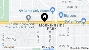 Map of 2705 W 79th Street, Inglewood CA, 90305