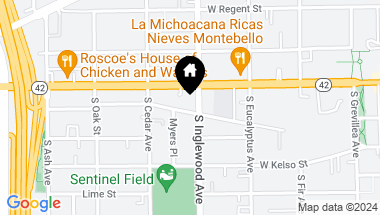 Map of 217 S Inglewood Avenue, Inglewood CA, 90301