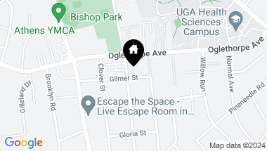 Map of 315 Gilmer Street, Athens GA, 30606