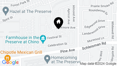 Map of 8744 Festival Street, Chino CA, 91708