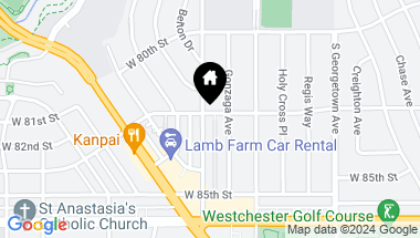 Map of 8300 Fordham Road, Westchester CA, 90045