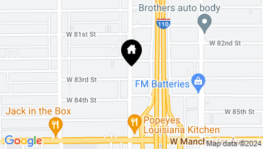 Map of 8330 S Figueroa Street, Los Angeles CA, 90003