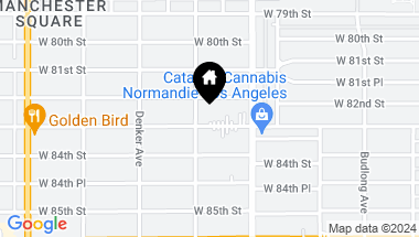 Map of 1449 W 83rd ST, LOS ANGELES CA, 90047