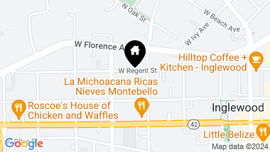 Map of 336 W Regent Street 18, Inglewood CA, 90301