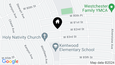 Map of 6606 W 82ND Street, Los Angeles CA, 90045