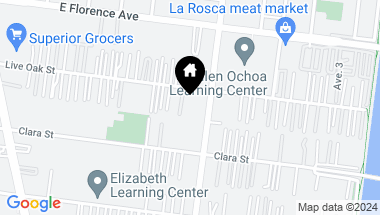 Map of 4936 Live Oak Street, Cudahy CA, 90201