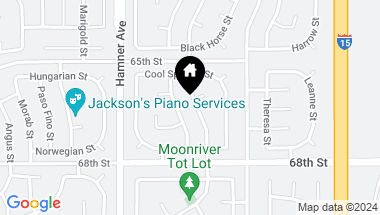 Map of 6681 Moonriver Street, Eastvale CA, 91752