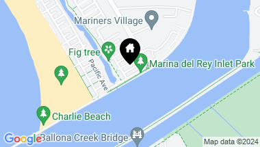Map of 123 Via Marina, Marina Del Rey CA, 90292