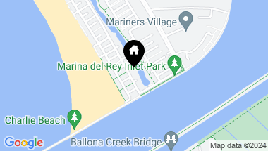 Map of 5410 Pacific Avenue, Marina del Rey CA, 90292