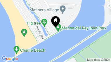 Map of 135 Via Marina, Marina del Rey CA, 90292