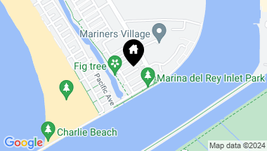 Map of 129 Channel Pointe Mall, Marina del Rey CA, 90292