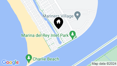 Map of 5317 Via Donte, Marina del Rey CA, 90292