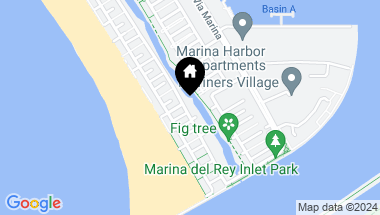 Map of 5102 PACIFIC Avenue, Marina del Rey CA, 90292