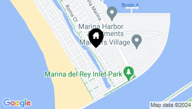 Map of 5115 Via Donte, Marina del Rey CA, 90292