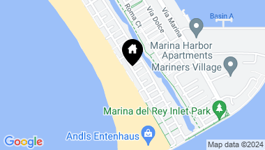 Map of 1 Spinnaker Street 11, Marina del Rey CA, 90292