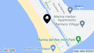 Map of 1 Spinnaker Street 12, Marina del Rey CA, 90292