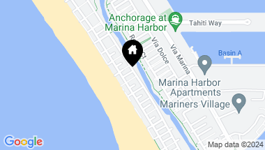 Map of 33 Privateer Street 3, Marina del Rey CA, 90292