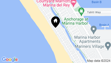 Map of 6 Northstar Street 205, Marina del Rey CA, 90292
