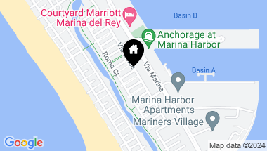 Map of 135 Privateer Mall, Marina del Rey CA, 90292