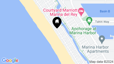 Map of 4 Lighthouse Street 13, Marina del Rey CA, 90292