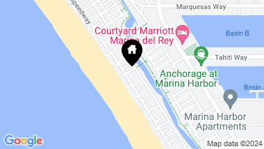 Map of 20 Lighthouse Street 2, Marina del Rey CA, 90292