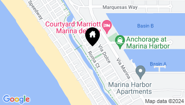 Map of 116 MAST Mall, Marina del Rey CA, 90292